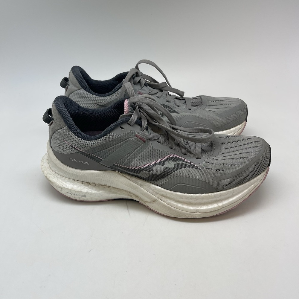 Saucony Sneakers Womens 8.5 Tempus S10720-15 Gray Running‎ Athletic Gym Shoes